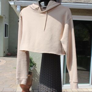 Urban Outfitters out from under cropped hoodie